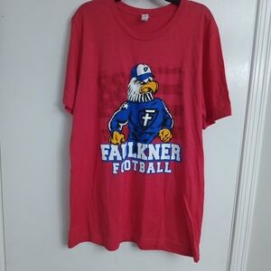 Faulkner Football Red Graphic Tee